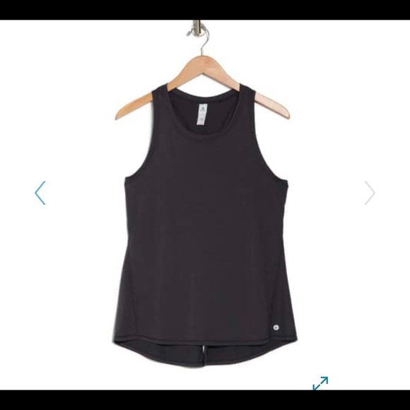 90 DEGREE BY REFLEX NWT RACER TIE BACK TANK TOP M - Picture 4 of 4